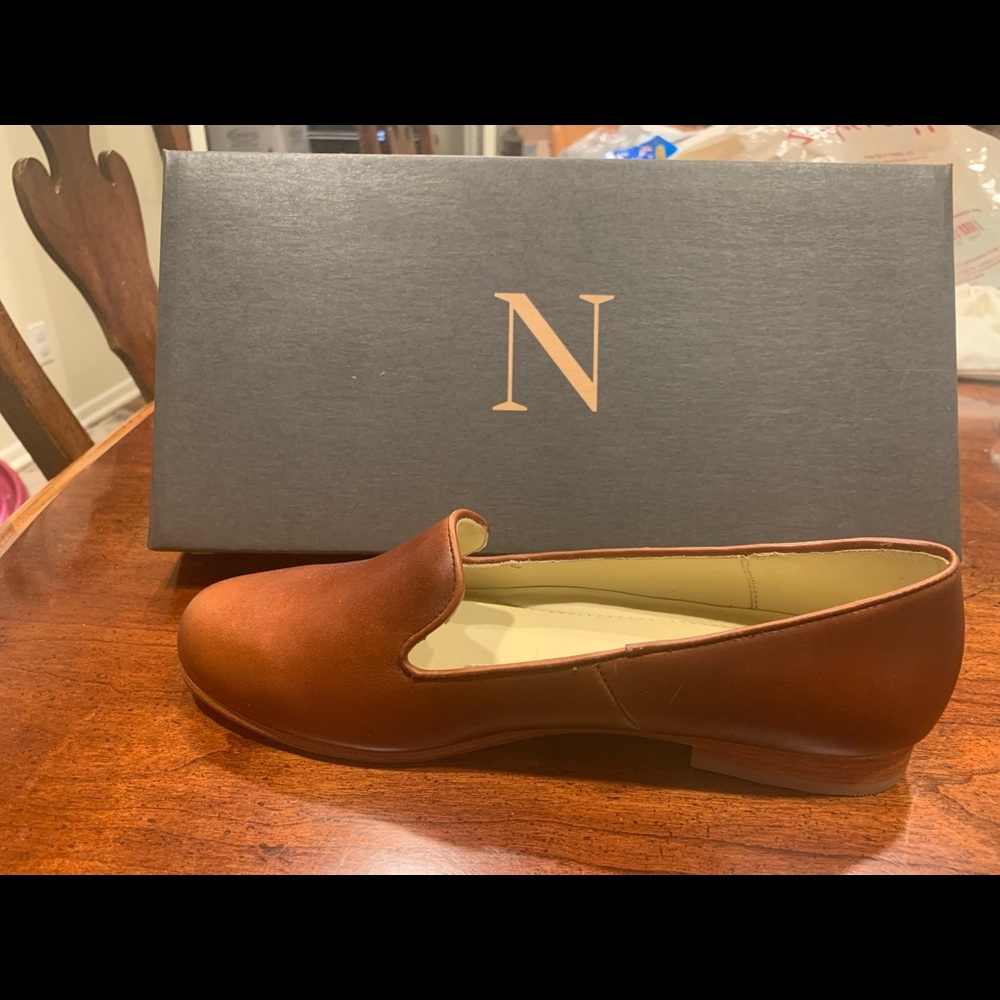 NWT Nisolo - Discontinued Smoking Shoe in Brandy (Women’s 7.5)